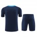 24/25 Chelsea Navy Blue Training Jersey Kit short Sleeve (Shirt + Short)-4539844
