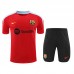 24/25 Barcelona Red Training Jersey Kit short Sleeve (Shirt + Short)-9933108