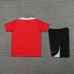24/25 Barcelona Red Training Jersey Kit short Sleeve (Shirt + Short)-9933108
