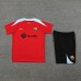 24/25 Barcelona Red Training Jersey Kit short Sleeve (Shirt + Short)-9933108