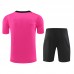 24/25 Chelsea Rose Red Training Jersey Kit short Sleeve (Shirt + Short)-5040331