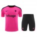 24/25 Chelsea Rose Red Training Jersey Kit short Sleeve (Shirt + Short)-5040331