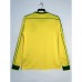 Retro 1998 Brazil Home Yellow Jersey Version Long Sleeve-2204451