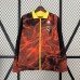 24/25 Real Madrid Trench Coat Reversible Red Yellow Windbreaker Long Sleeve-8684018