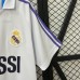 Retro 84/85 Real Madrid Home White Jersey Kit short sleeve-2767230
