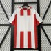 Retro 86/87 Gijon Home Red White Jersey Kit short sleeve-8589271