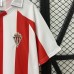 Retro 86/87 Gijon Home Red White Jersey Kit short sleeve-8589271