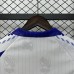 24/25 Real Madrid Trench Coat Reversible White Purple Windbreaker Long Sleeve-6190332