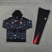 2024 Portugal Navy Blue Hodded Edition Classic Jacket Training Suit (Top+Pant)-946520