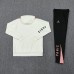 24/25 Paris Saint-Germain PSG White Hodded Edition Classic Jacket Training Suit (Top+Pant)-4101127
