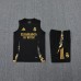 24/25 Real Madrid Black Training jersey Kit Sleeveless Vest (Vest + Short)-8380106