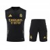 24/25 Real Madrid Black Training jersey Kit Sleeveless Vest (Vest + Short)-8380106