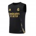 24/25 Real Madrid Black Training jersey Kit Sleeveless Vest (Vest + Short)-8380106