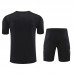24/25 Real Madrid Black Training Jersey Kit short Sleeve (Shirt + Short)-2641668