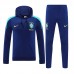 2024 Brazil Blue Hodded Edition Classic Jacket Training Suit (Top+Pant)-7882320