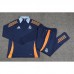 24/25 Real Madrid Navy Blue Edition Classic Jacket Training Suit (Top+Pant)-406925