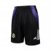 24/25 Real Madrid Black Training Jersey Kit short Sleeve (Shirt + Short)-2367994