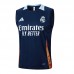 24/25 Real Madrid Nvay Blue Training jersey Kit Sleeveless Vest (Vest + Short)-9399986