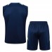 24/25 Real Madrid Nvay Blue Training jersey Kit Sleeveless Vest (Vest + Short)-9399986