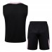 24/25 Paris Saint-Germain PSG Black Training jersey Kit Sleeveless Vest (Vest + Short)-5529850