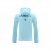24/25 Marseille Light Green Hooded Edition Classic Jacket Training Suit (Top+Pant)-9086579