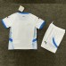24/25 Kids Marseille Home White Kids Jersey Kit short sleeve (Shirt + Short)-8137172
