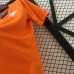 Retro 2014 Netherlands Home Orange Jersey Kit Short Sleeve-2291453
