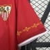 Retro 03/04 Sevilla Away Red Jersey Kit Short Sleeve-2557591