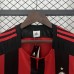 Retro 03/04 AC Milan Home Black Red Jersey Kit Short Sleeve-3768718