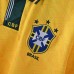 Retro 91/93 Brazil Home Yellow Jersey Kit Short Sleeve-7282618