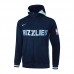 Memphis Grizzlies Navy Blue Hooded NBA Edition Classic Jacket Training Suit (Top+Pant)-4650481