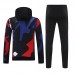 24/25 Manchester United M-U Red Black Hooded Edition Classic Jacket Training Suit (Top+Pant)-2665966