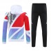 24/25 Arsenal White Red Hooded Edition Classic Jacket Training Suit (Top+Pant)-5973653