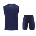 24/25 Barcelona Nvay Blue Training jersey Kit Sleeveless Vest (Vest + Short)-2243078