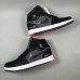 Air Jordan 1 AJ1 High Running Shoes-Black/Gray-7374391