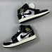 Air Jordan 1 AJ1 High Running Shoes-Black/Silver-6828197