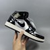 Air Jordan 1 AJ1 High Running Shoes-Black/Silver-6828197