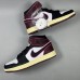 Air Jordan 1 AJ1 High Running Shoes-White/Wine Red-5349625