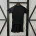 25/26 Kids Miami Away Black Kids Jersey Kit short sleeve (Shirt + Short)-1735637