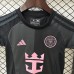 25/26 Kids Miami Away Black Kids Jersey Kit short sleeve (Shirt + Short)-1735637