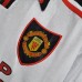 Retro 97/98 Manchester United M-U Away White Jersey Kit Short Sleeve-8335717