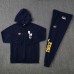 25/26 Real Madrid Hooded Nvay Blue Edition Classic Jacket Training Suit (Top+Pant)-4936266