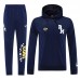 25/26 Real Madrid Hooded Nvay Blue Edition Classic Jacket Training Suit (Top+Pant)-4936266