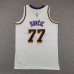 NBA Kids Los Angeles Lakers DONCIC #77 White NBA Kids Jersey-8366866