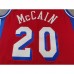 Philadelphia 76ers McCAIN#20 Red NBA Jersey-4196257