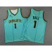 NBA Kids Charlotte Hornets BALL #1 Green NBA Kids Jersey-9316523