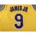 Los Angeles Lakers JAMES JR #9 Yellow NBA Jersey-8932442