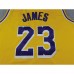 Los Angeles Lakers JAMES #23 Yellow NBA Jersey-8250564