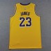 Los Angeles Lakers JAMES #23 Yellow NBA Jersey-8250564