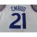 2025 Philadelphia 76ers EMBIID #21 White City Edition NBA Jersey-9002104